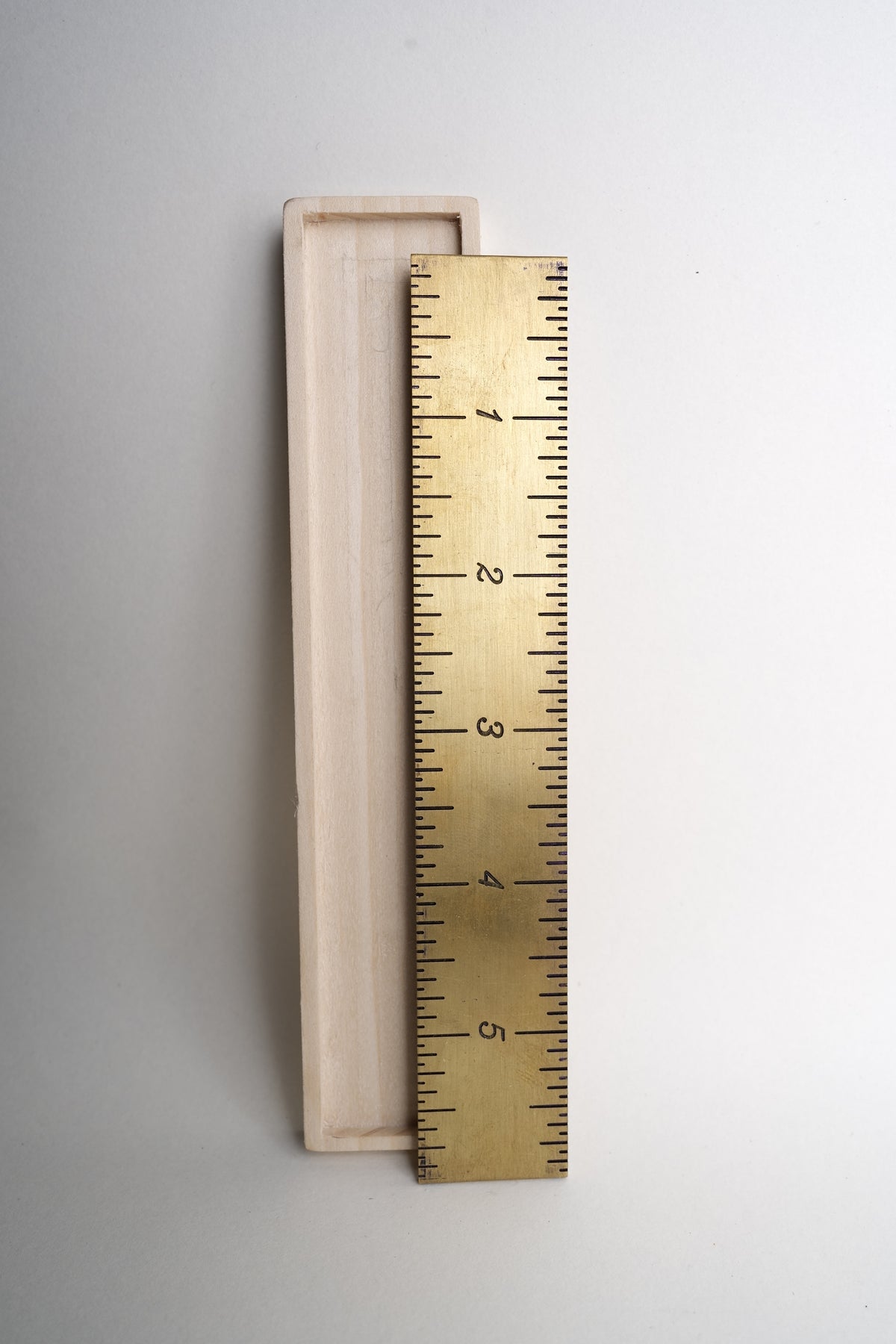 6" Brass Ruler