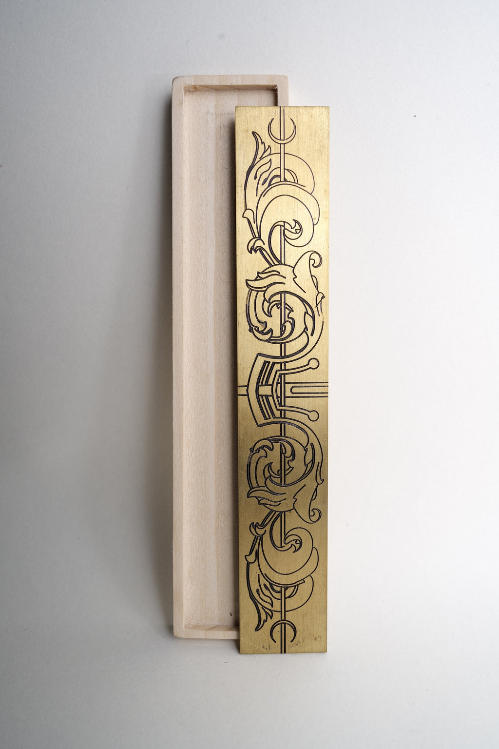 6" Brass Ruler