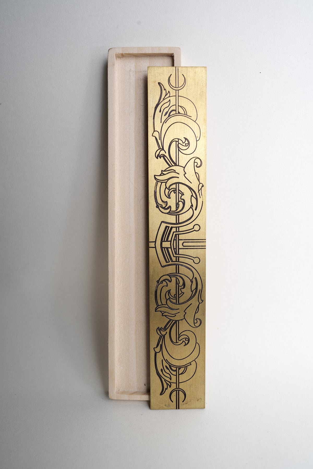 6" Brass Ruler