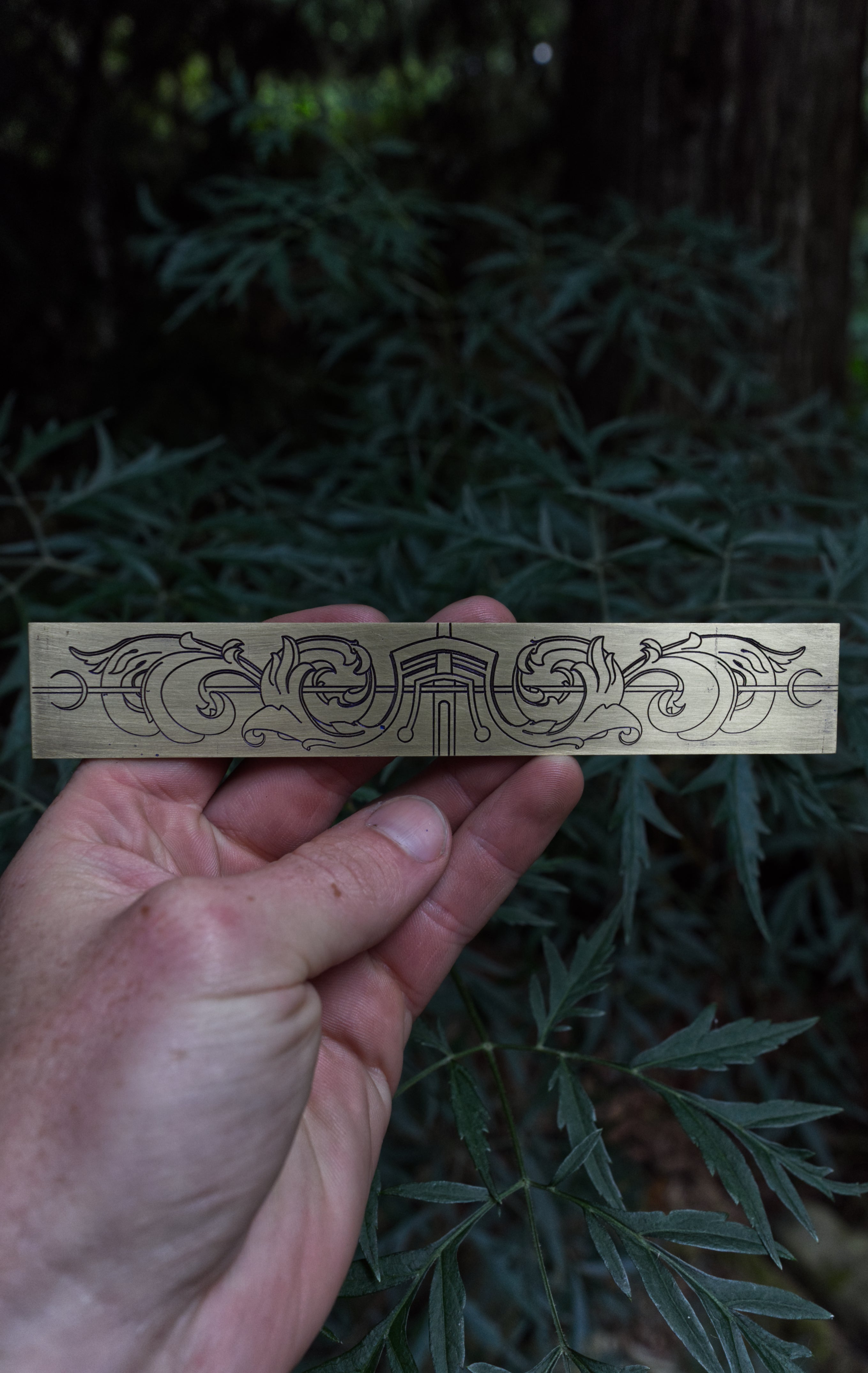6" Brass Ruler